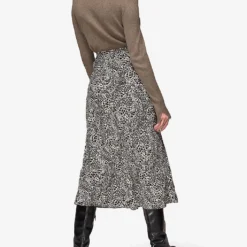 Whistles Animal-print Woven Midi Skirt -Outlet Pique Style Store R03851427 MULTICOLOUR ALT03