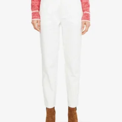 CLAUDIE PIERLOT Poupi Straight-leg High-rise Organic Cotton-denim Jeans -Outlet Pique Style Store R03852041 NATURELS ALT02