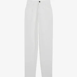 CLAUDIE PIERLOT Poupi Straight-leg High-rise Organic Cotton-denim Jeans