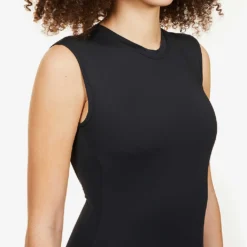 Seafolly Collective Sleeveless Stretch-recycled Nylon Swimsuit -Outlet Pique Style Store R03854725 BLACK ALT04