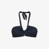 Seafolly Collective Twist-detail Halterneck Recycled Nylon-blend Bikini Top