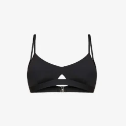 Seafolly Collective Hybrid Recycled Nylon-blend Bikini Top