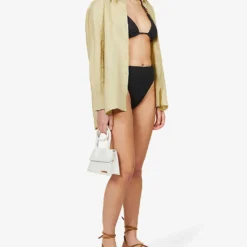 Seafolly Sea Dive High-rise Bikini Bottom -Outlet Pique Style Store R03854737 BLACK ALT01