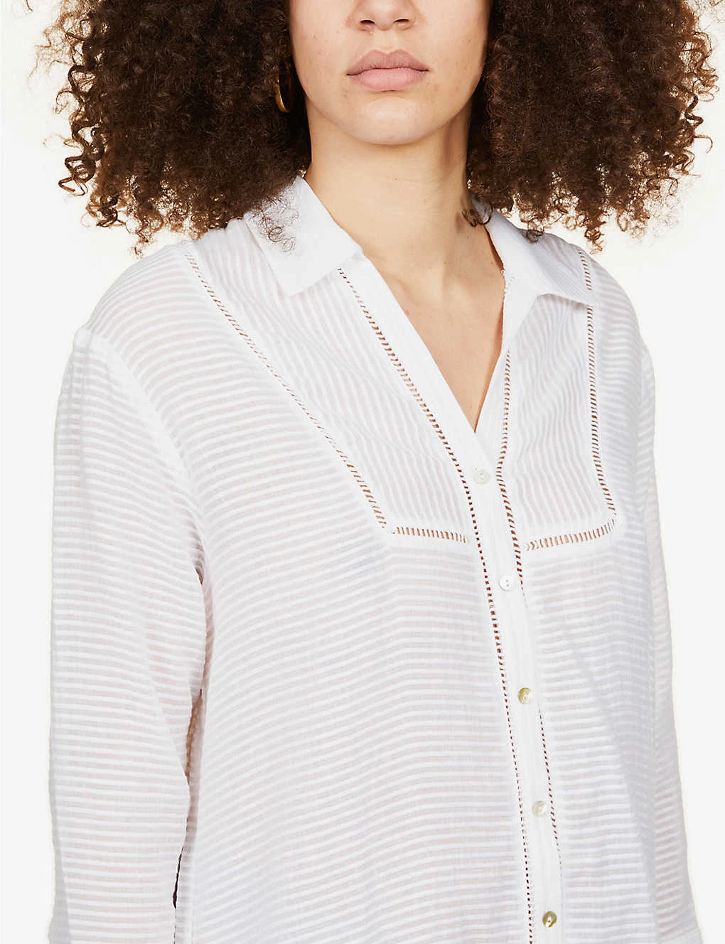 Seafolly Boheme Striped-pattern Cotton Cover-up 5 Seafolly Boheme Striped-pattern Cotton Cover-up - Image 5