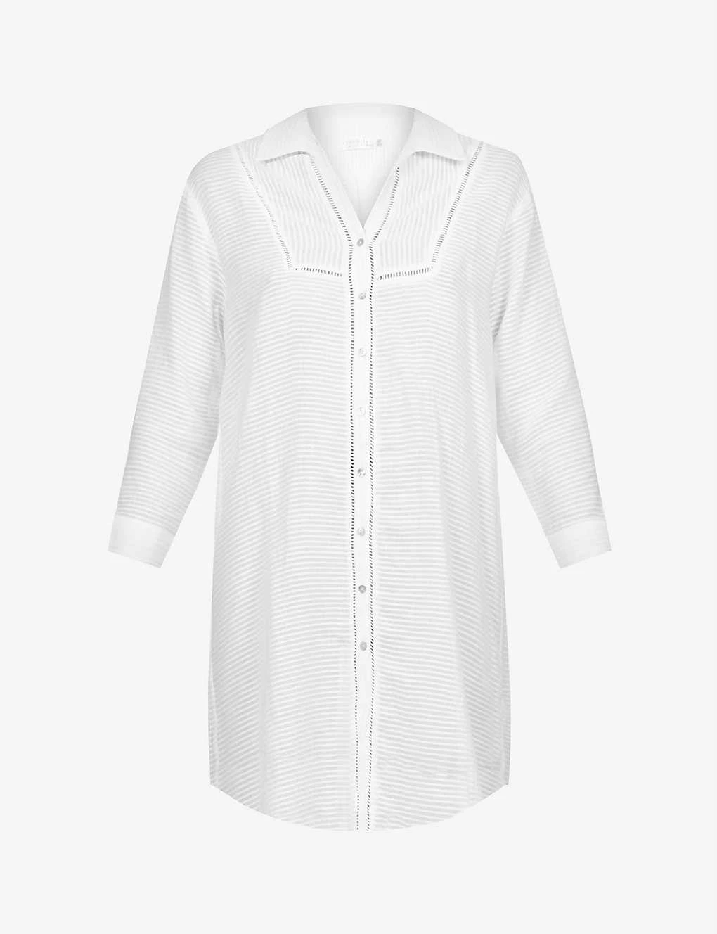 Seafolly Boheme Striped-pattern Cotton Cover-up 1 Seafolly Boheme Striped-pattern Cotton Cover-up