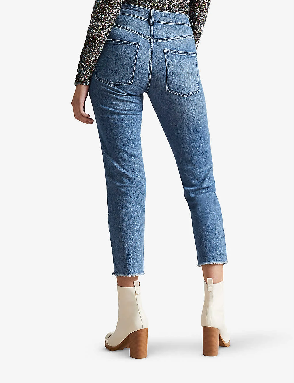 Ted Baker Morgani High-rise Stretch Organic Cotton-blend Jeans 4 Ted Baker Morgani High-rise Stretch Organic Cotton-blend Jeans - Image 4