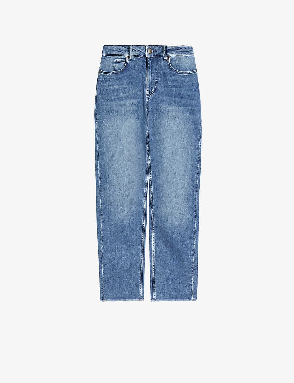 Ted Baker Morgani High-rise Stretch Organic Cotton-blend Jeans 1 Ted Baker Morgani High-rise Stretch Organic Cotton-blend Jeans
