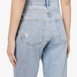 AGOLDE 90s Crop Straight-leg High-rise Organic-cotton Denim Jeans -Outlet Pique Style Store R03859834 REPLICA ALT05