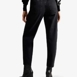 Ted Baker Bootis Barrel-fit Denim Jeans 7 Ted Baker Bootis Barrel-fit Denim Jeans -Outlet Pique Style Store R03869200 BLACK ALT03