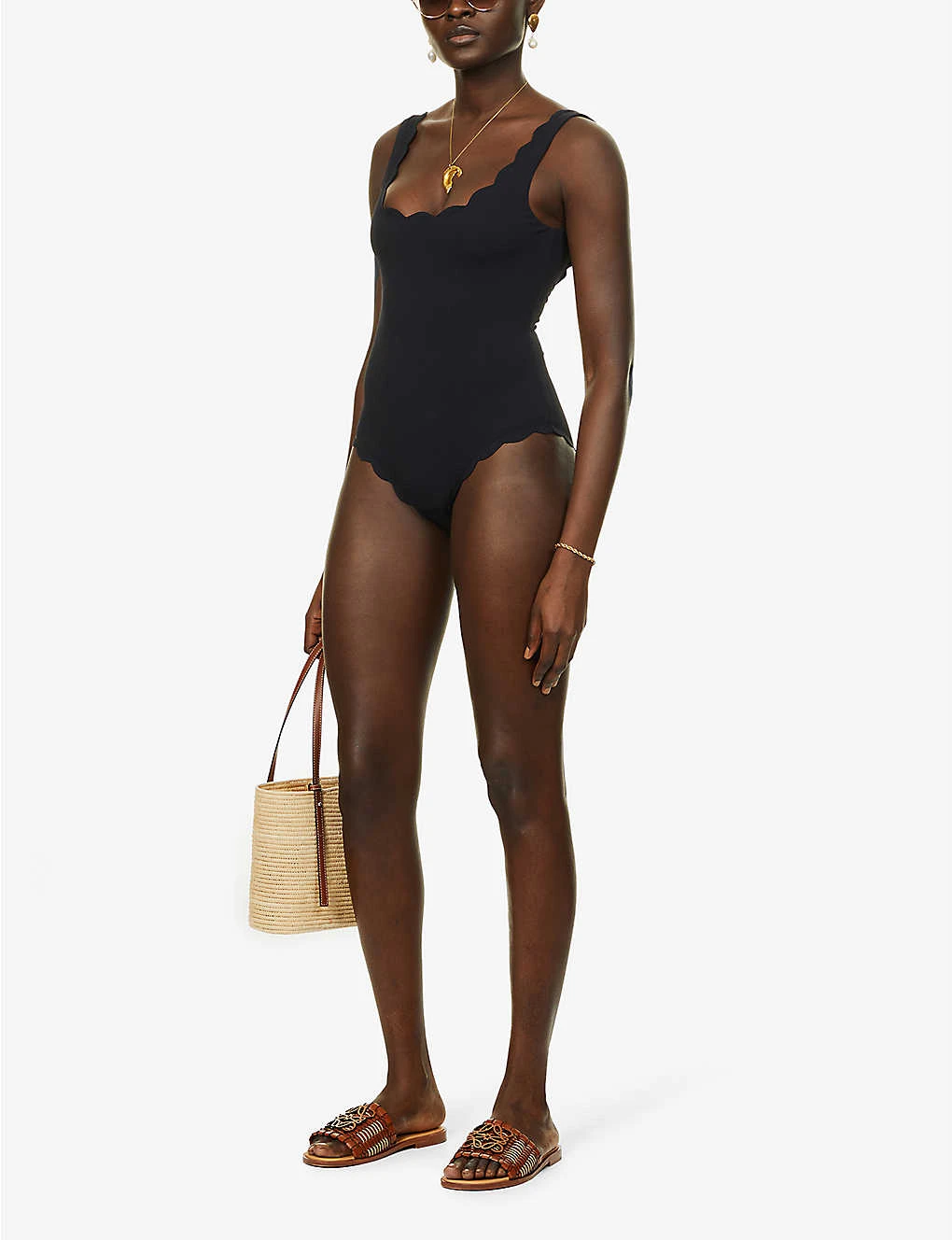 Marysia Palm Springs Scalloped Swimsuit 2 Marysia Palm Springs Scalloped Swimsuit - Image 2