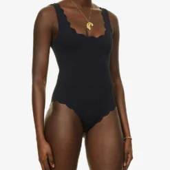 Marysia Palm Springs Scalloped Swimsuit 7 Marysia Palm Springs Scalloped Swimsuit -Outlet Pique Style Store R03872306 BLACK ALT02