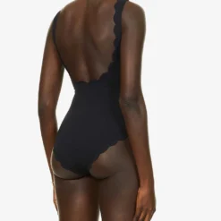 Marysia Palm Springs Scalloped Swimsuit 8 Marysia Palm Springs Scalloped Swimsuit -Outlet Pique Style Store R03872306 BLACK ALT03