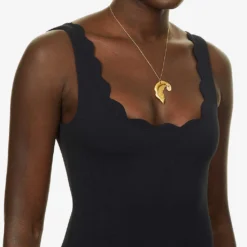 Marysia Palm Springs Scalloped Swimsuit 9 Marysia Palm Springs Scalloped Swimsuit -Outlet Pique Style Store R03872306 BLACK ALT04