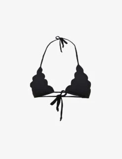 Marysia Broadway Scallop-edged Bikini Top