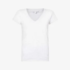 V-neck Organic-cotton T-shirt