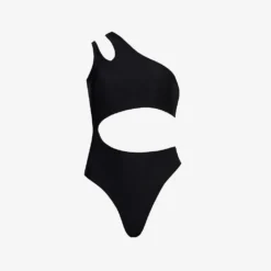 AllSaints Cara Asymmetric-strap Stretch Swimsuit