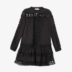 Devotion Twins Ithaki Lace-embroidered Cotton Mini Dress