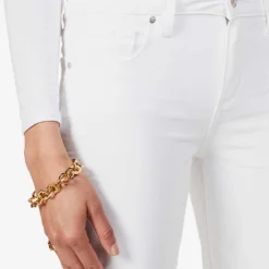 Paige Amber Straight-leg Mid-rise Stretch-denim Jeans -Outlet Pique Style Store R03889828 CRISPWHITE ALT04