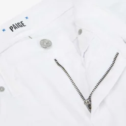 Paige Amber Straight-leg Mid-rise Stretch-denim Jeans -Outlet Pique Style Store R03889828 CRISPWHITE ALT06