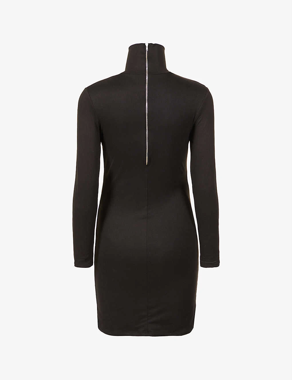 The Nicole Turtleneck Stretch-jersey Mini Dress 2 The Nicole Turtleneck Stretch-jersey Mini Dress - Image 2