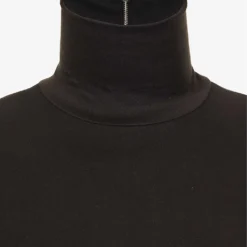 The Nicole Turtleneck Stretch-jersey Mini Dress 5 The Nicole Turtleneck Stretch-jersey Mini Dress -Outlet Pique Style Store R03900531 BLACK ALT02