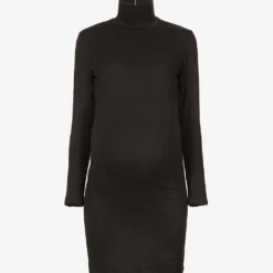 The Nicole Turtleneck Stretch-jersey Mini Dress