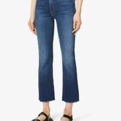 MOTHER Hustler Faded Flared High-rise Denim-blend Jeans -Outlet Pique Style Store R03905294 HOMEMOVIES ALT02