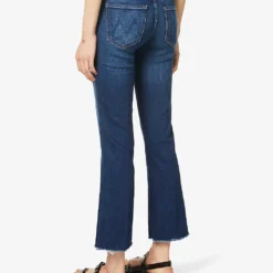 MOTHER Hustler Faded Flared High-rise Denim-blend Jeans -Outlet Pique Style Store R03905294 HOMEMOVIES ALT03