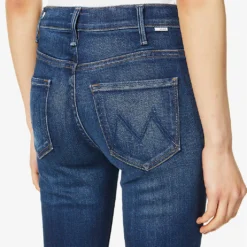 MOTHER Hustler Faded Flared High-rise Denim-blend Jeans -Outlet Pique Style Store R03905294 HOMEMOVIES ALT05