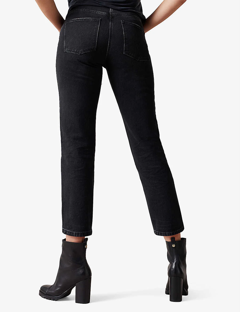 Ted Baker Tisola Cropped Straight-leg Stretch-denim Jeans 4 Ted Baker Tisola Cropped Straight-leg Stretch-denim Jeans - Image 4