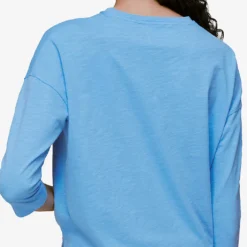 Whistles Pocket-embellished Relaxed Fit Organic Cotton Top -Outlet Pique Style Store R03907586 BLUE ALT03