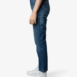 Zadig & Voltaire Mamma Straight-leg Mid-rise Stretch-denim Jeans -Outlet Pique Style Store R03910623 MEDIUMBLUE ALT02