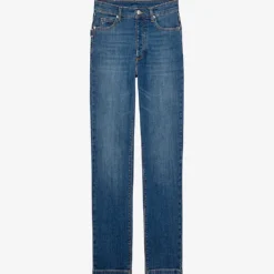 Zadig & Voltaire Mamma Straight-leg Mid-rise Stretch-denim Jeans