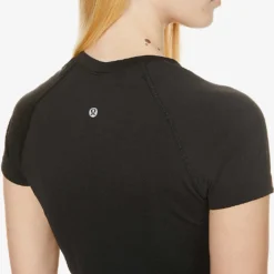 Lululemon Swiftly Tech 2.0 Short-sleeve Stretch-knit T-shirt -Outlet Pique Style Store R03911375 BLACKBLACK ALT04