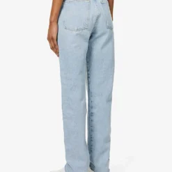 AGOLDE Criss Cross Straight-leg High-rise Organic-cotton Jeans -Outlet Pique Style Store R03911682 DIMENSION ALT03