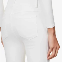 Spanx Skinny Flare High-rise Stretch-denim Jeans -Outlet Pique Style Store R03912143 WHITE ALT05