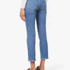 Paige Amber Cropped Mid-rise Stretch-denim Jeans 10 Paige Amber Cropped Mid-rise Stretch-denim Jeans -Outlet Pique Style Store R03913278 SEAWATERDISTRESSED ALT03