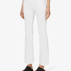 FRAME Le Crop Mini Boot Boot-cut Mid-rise Jeans -Outlet Pique Style Store R03914766 BLANC ALT02