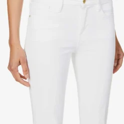 FRAME Le Crop Mini Boot Boot-cut Mid-rise Jeans -Outlet Pique Style Store R03914766 BLANC ALT05
