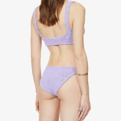 Juno Knotted Crinkled Bikini -Outlet Pique Style Store R03916774 LILAC ALT03