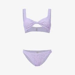 Juno Knotted Crinkled Bikini