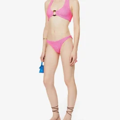 Coco Halterneck Bikini Set 7 Coco Halterneck Bikini Set -Outlet Pique Style Store R03916776 BUBBLEGUM ALT01