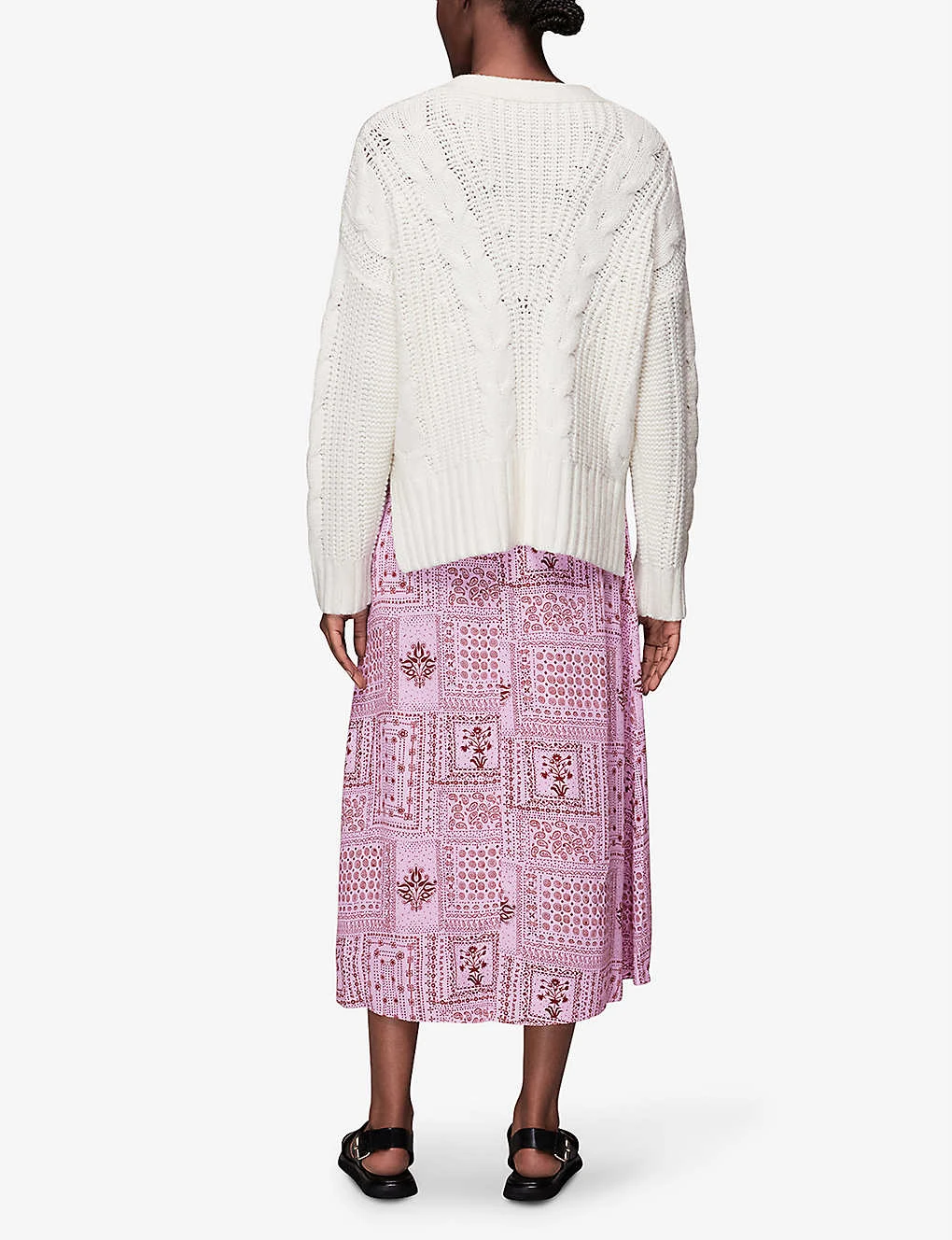 Whistles Bandana-print Woven Midi Skirt 4 Whistles Bandana-print Woven Midi Skirt - Image 4