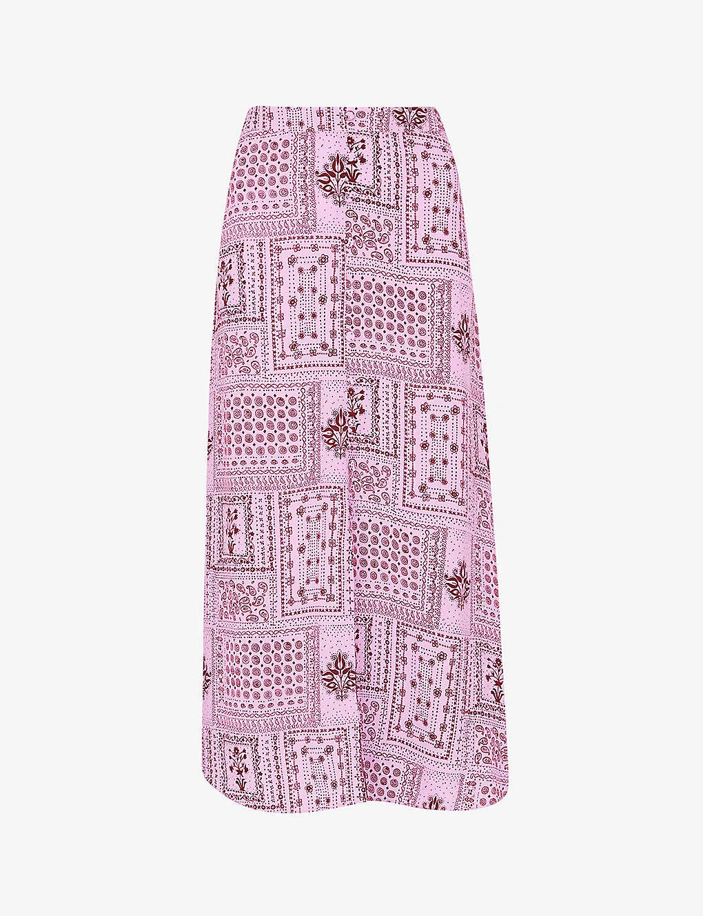 Whistles Bandana-print Woven Midi Skirt 1 Whistles Bandana-print Woven Midi Skirt