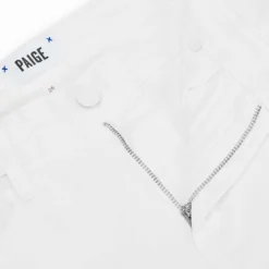 Paige Hoxton Cropped Skinny-leg High-rise Stretch-denim Jeans -Outlet Pique Style Store R03920984 CRISPWHITE ALT06