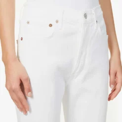 AGOLDE Riley Straight High-rise Regular-fit Organic-cotton Jeans -Outlet Pique Style Store R03922758 WHIP ALT04