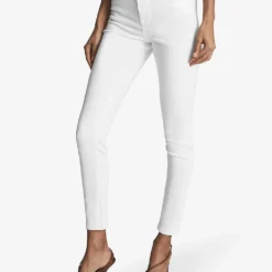 Reiss Lux Branded Skinny Mid-rise Stretch-denim Jeans -Outlet Pique Style Store R03924807 WHITE ALT02
