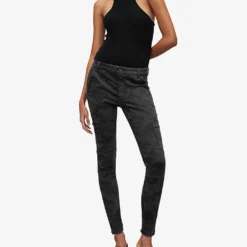 AllSaints Duran Camouflage-print Stretch-denim Skinny Jeans 6 AllSaints Duran Camouflage-print Stretch-denim Skinny Jeans -Outlet Pique Style Store R03927651 WASHEDBLACK ALT01