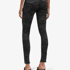 AllSaints Duran Camouflage-print Stretch-denim Skinny Jeans 8 AllSaints Duran Camouflage-print Stretch-denim Skinny Jeans -Outlet Pique Style Store R03927651 WASHEDBLACK ALT03