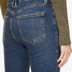 GOOD AMERICAN Good Legs Slim-fit High-rise Organic-cotton-blend Denim Jeans 12 GOOD AMERICAN Good Legs Slim-fit High-rise Organic-cotton-blend Denim Jeans -Outlet Pique Style Store R03930104 BLUE609 ALT05